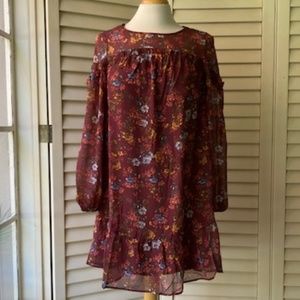 Time and Tru Ruffle Yoke Dress 🆕